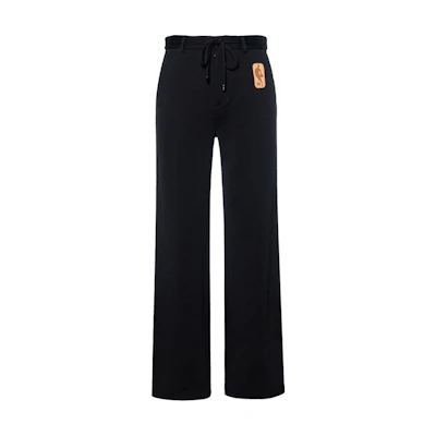 LOUIS VUITTON NBA Black Knit Jogger Pants Collaboration. 1A8WX8