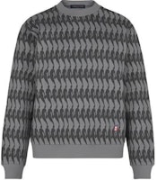 LOUIS VUITTON x NBA Grey Logo Print Sweatshirt 1A8FLQ LOUIS VUITTON x NBA Grey Logo Print Sweatshirt 1A8FLQ