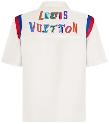 ルイ・ヴィトン x NBA ロゴ バスケットボール クラシック 半袖 シャツ ホワイト メンズ 1A8XE1 Lookbook ルイ・ヴィトン x NBA ロゴ バスケットボール クラシック 半袖 シャツ ホワイト メンズ 1A8XE1