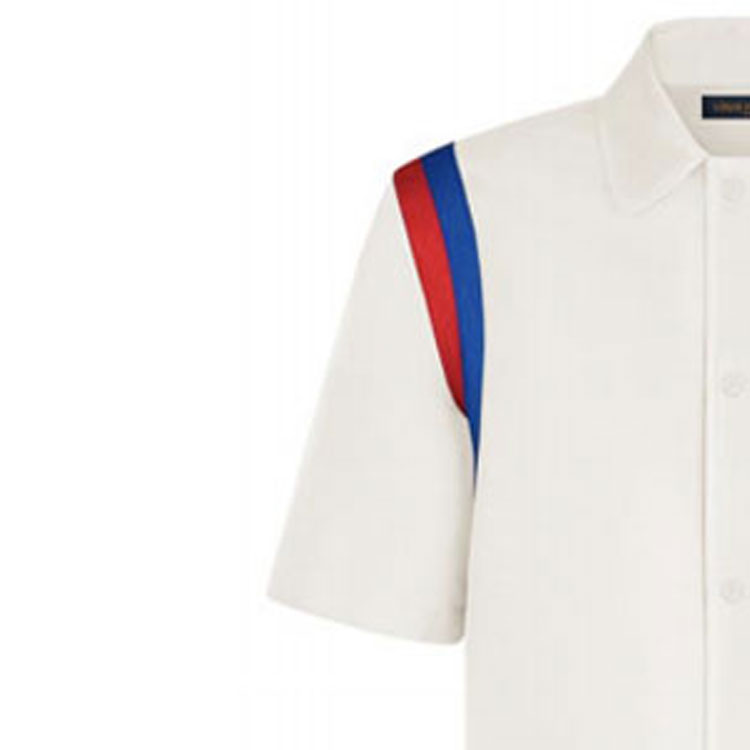 Details for ルイ・ヴィトン x NBA ロゴ バスケットボール クラシック 半袖 シャツ ホワイト メンズ 1A8XE1