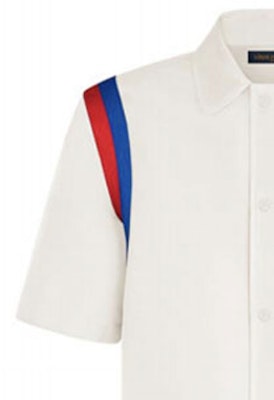 ルイ・ヴィトン x NBA ロゴ バスケットボール クラシック 半袖 シャツ ホワイト メンズ 1A8XE1 Details for ルイ・ヴィトン x NBA ロゴ バスケットボール クラシック 半袖 シャツ ホワイト メンズ 1A8XE1