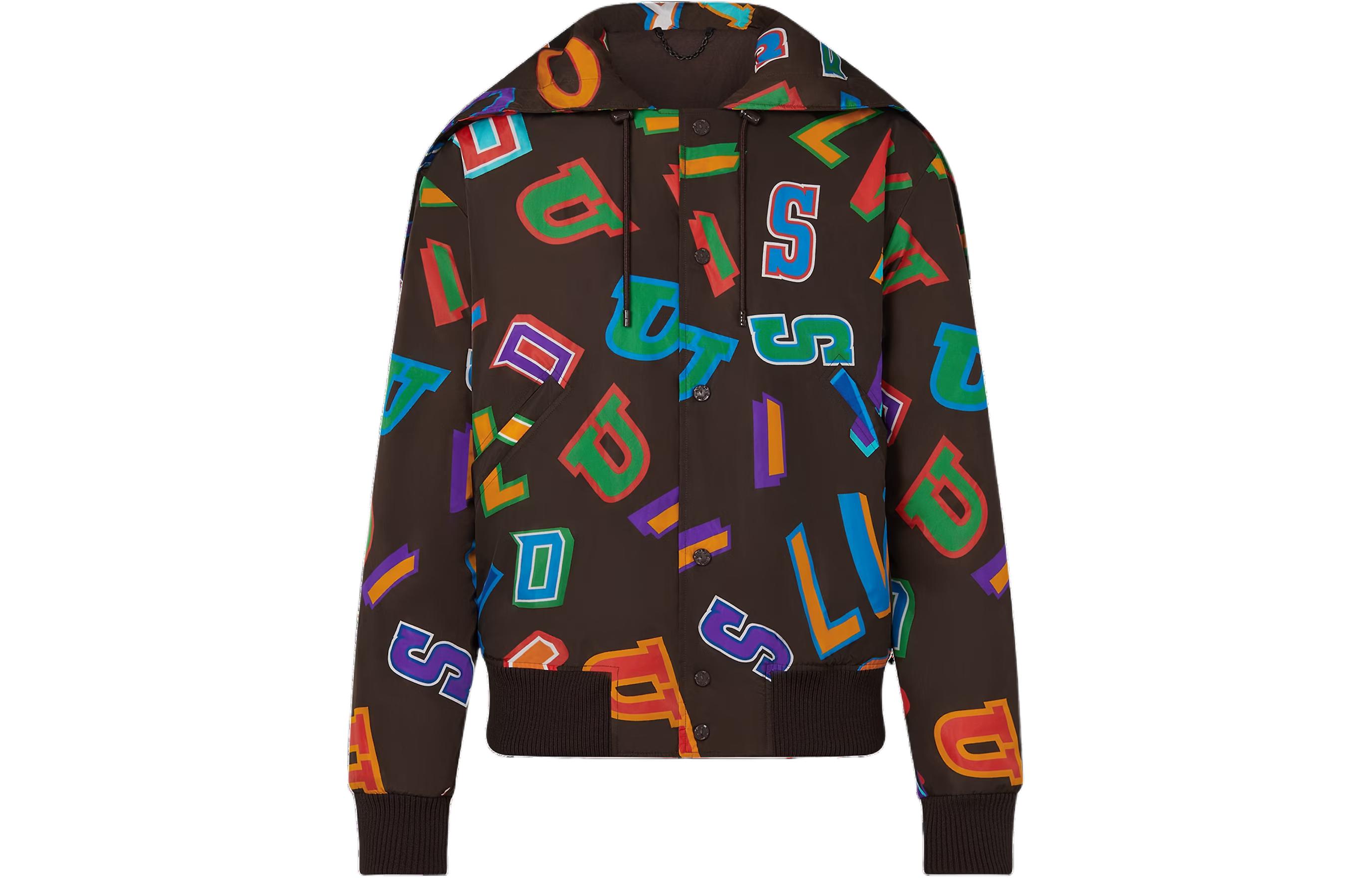 LOUIS VUITTON NBA Monogram Logo Hooded Jacket Brown Outerwear. 1A90J2 圖 2