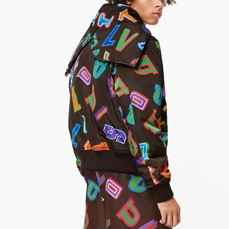 LOUIS VUITTON NBA Monogram Logo Hooded Jacket Brown Outerwear. 1A90J2 圖 5