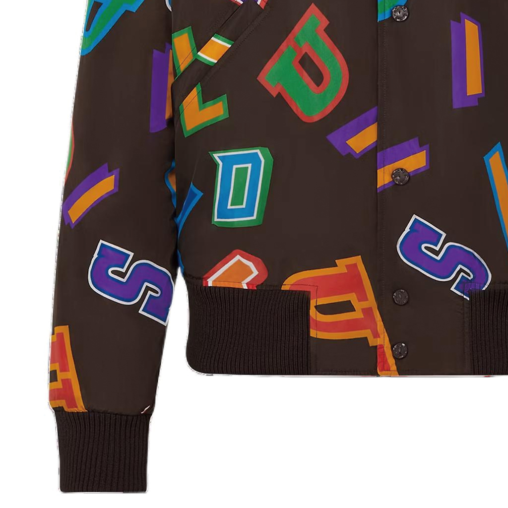 LOUIS VUITTON NBA Monogram Logo Hooded Jacket Brown Outerwear. 1A90J2 圖 7