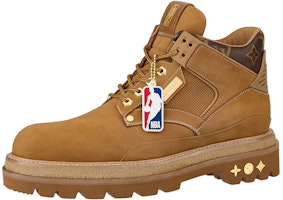 Louis Vuitton x NBA Oberkampf Ankle Boot 'Brown' 1A8EM7 Louis Vuitton x NBA Oberkampf Ankle Boot 'Brown' 1A8EM7