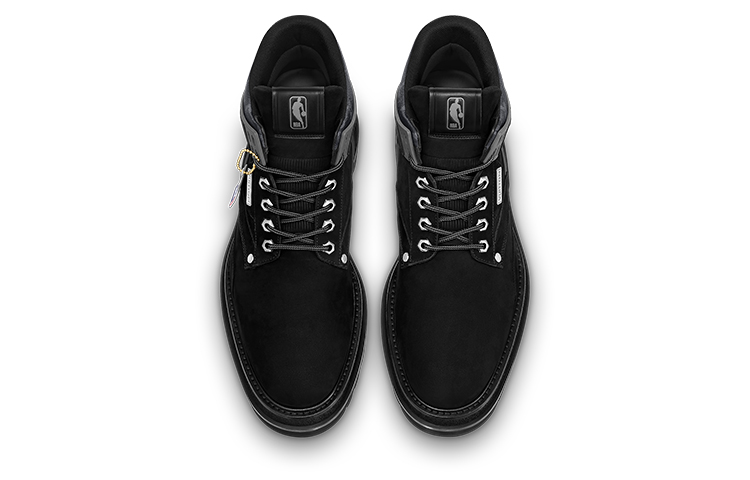 Order Louis Vuitton x NBA Oberkampf Ankle Boots 'Hitam' 1A8EMQ