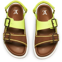 Sandal Louis Vuitton x NBA 'Cokelat Hijau Neon' 1A8ZNH Lookbook Sandal Louis Vuitton x NBA 'Cokelat Hijau Neon' 1A8ZNH