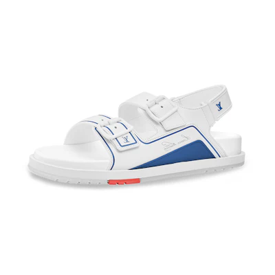 LV NBA Trainer Sandals 'White'