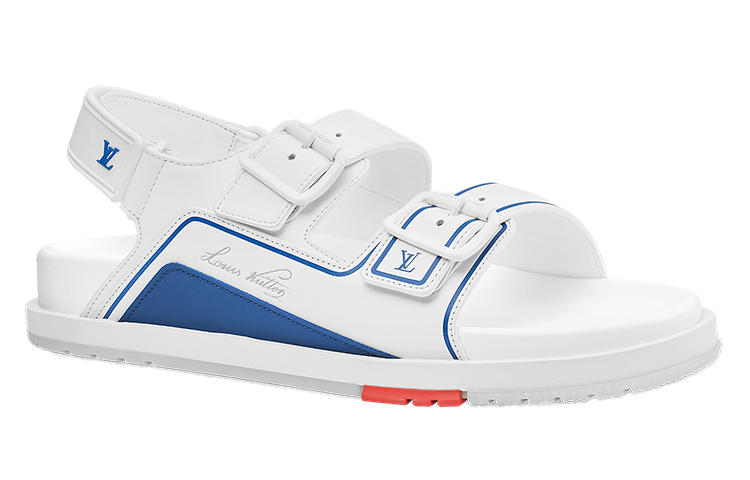 Order 路易威登 x NBA 白色运动凉鞋 1A8ZLE