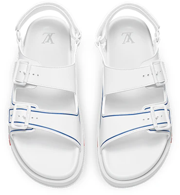 Sandal Latihan Louis Vuitton x NBA 'Putih' 1A8ZLE Lookbook Sandal Latihan Louis Vuitton x NBA 'Putih' 1A8ZLE