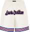 Buy LOUIS VUITTON x NBA Celana Pendek Basket Kulit Putih Pria dengan Logo. 1A90T8