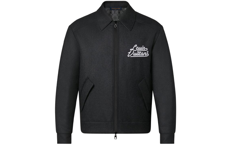 Louis Vuitton NIGO2 LV2 SS22 Logo Workwear Jacket Black 1A9GRK