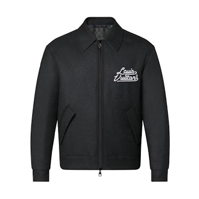 Louis Vuitton NIGO2 LV2 SS22 Logo Workwear Jacket Black 1A9GRK