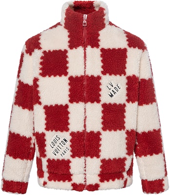 路易威登 x NIGO2 SS22红色格纹刺绣男士拉链夹克 1A9M7S Buy 路易威登 x NIGO2 SS22红色格纹刺绣男士拉链夹克 1A9M7S