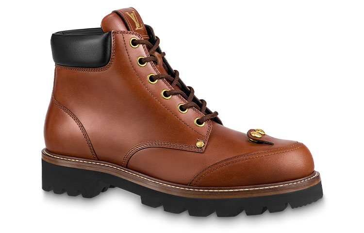 LV Nigo Ankle Boots 'Brown with Black' 圖 2