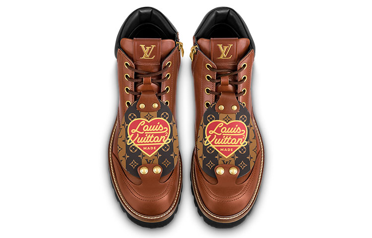 LV Nigo Ankle Boots 'Brown with Black' 圖 4