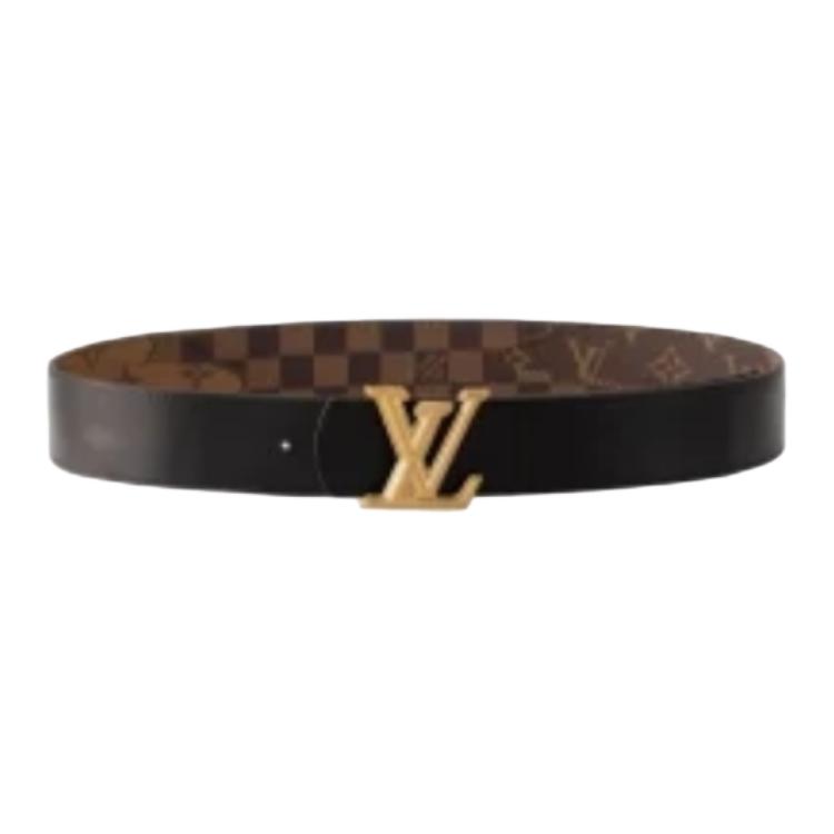 LOUIS VUITTON Nigo Belt Brown/Black - Unisex Textured Couple Edition M4394Q 圖 3