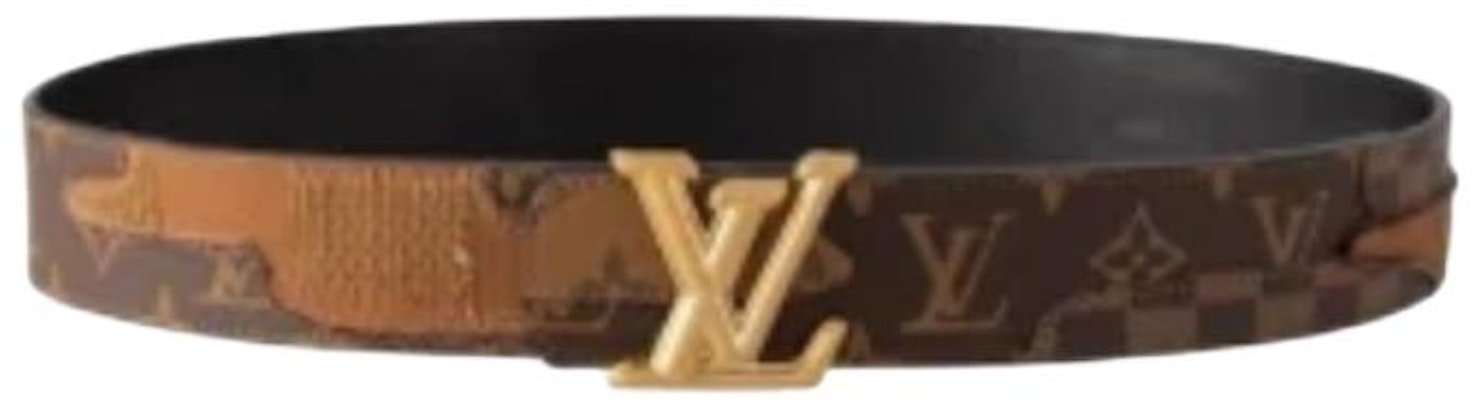 Cinturón Louis Vuitton x Nigo Bicolor Detalle Texturizado Marrón/Negro - Unisex Pareja. M4394 Order Cinturón Louis Vuitton x Nigo Bicolor Detalle Texturizado Marrón/Negro - Unisex Pareja. M4394