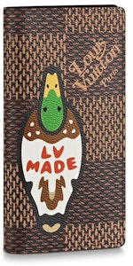 Dompet Louis Vuitton x Nigo Brazza Damier Ebene Giant Coklat Buy Dompet Louis Vuitton x Nigo Brazza Damier Ebene Giant Coklat