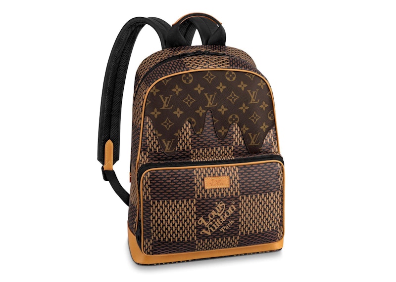 Louis Vuitton x Nigo Campus Backpack Damier Ebene Giant Brown