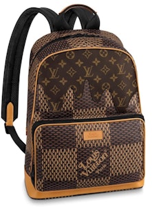 Louis Vuitton x Nigo Ransel Kampus Damier Ebene Coklat Besar Buy Louis Vuitton x Nigo Ransel Kampus Damier Ebene Coklat Besar