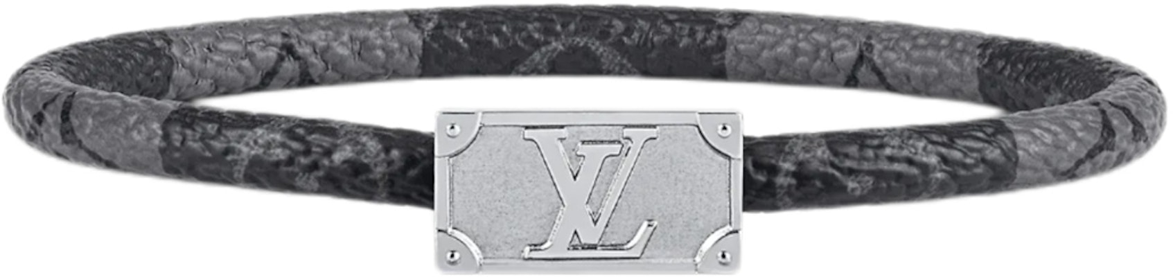 LOUIS VUITTON x Nigo Gelang Kanvas Logam Kelabu/Hitam Unisex M8040E Buy LOUIS VUITTON x Nigo Gelang Kanvas Logam Kelabu/Hitam Unisex M8040E