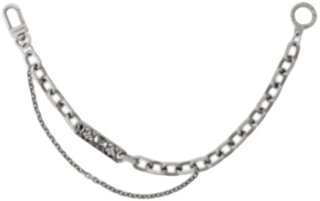 LOUIS VUITTON x Nigo Chain Pendant Keychain Unisex Couple Design Palladium Color. M03062 Buy LOUIS VUITTON x Nigo Chain Pendant Keychain Unisex Couple Design Palladium Color. M03062
