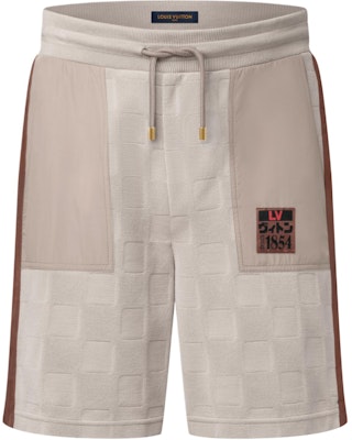 루이비통 x 니고 협업 다미에 FW25 체크 드로스트링 쇼츠 남성용 1AIML2 Order 루이비통 x 니고 협업 다미에 FW25 체크 드로스트링 쇼츠 남성용 1AIML2