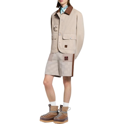 루이비통 x 니고 협업 다미에 FW25 체크 드로스트링 쇼츠 남성용 1AIML2 Purchase 루이비통 x 니고 협업 다미에 FW25 체크 드로스트링 쇼츠 남성용 1AIML2