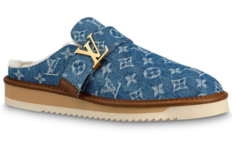 Order Louis Vuitton x Nigo Kasut Selipar Selesa 'Denim Monogram' 1A81G9
