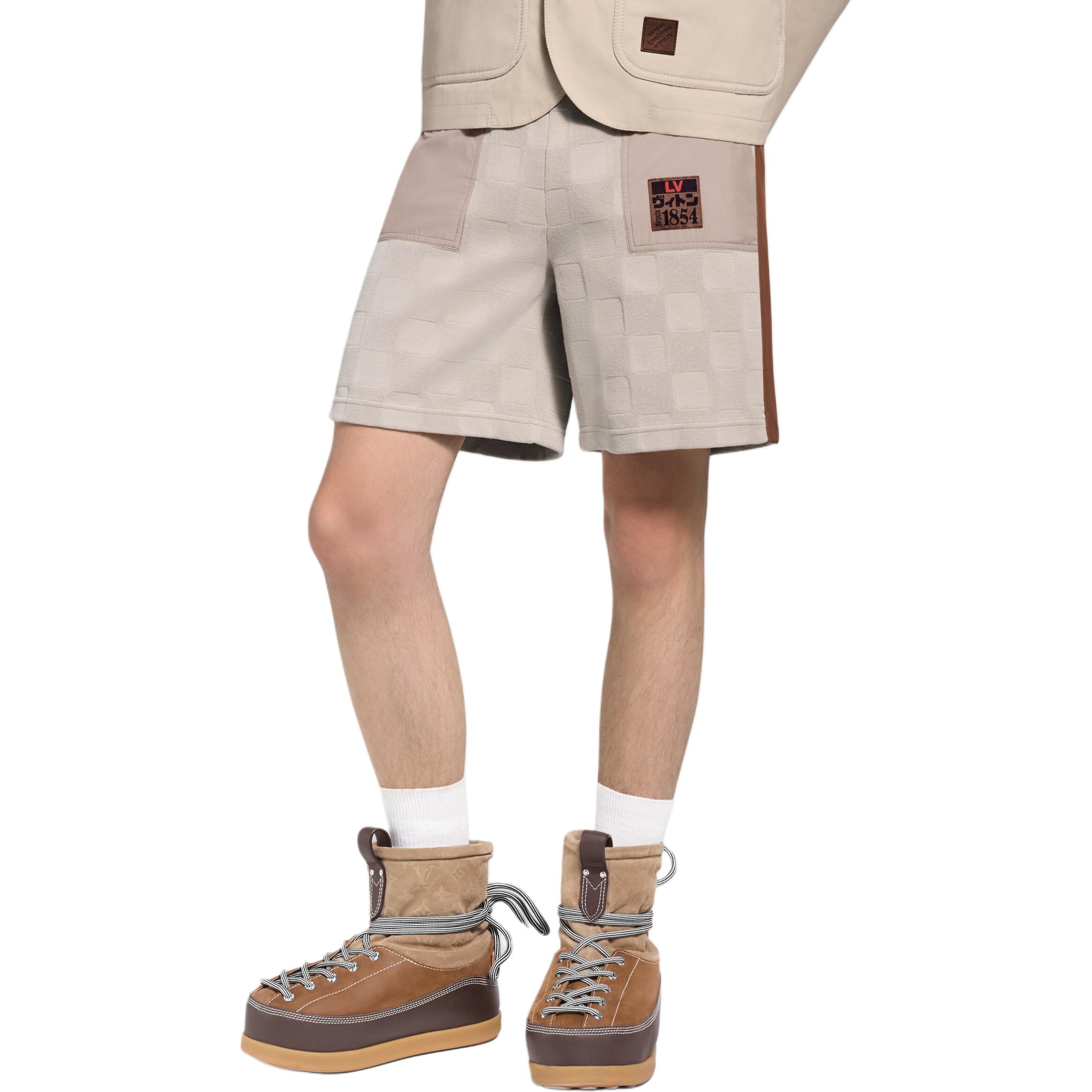 LOUIS VUITTON Nigo Damier FW25 Check Drawstring Casual Shorts 1AIML8 圖 3