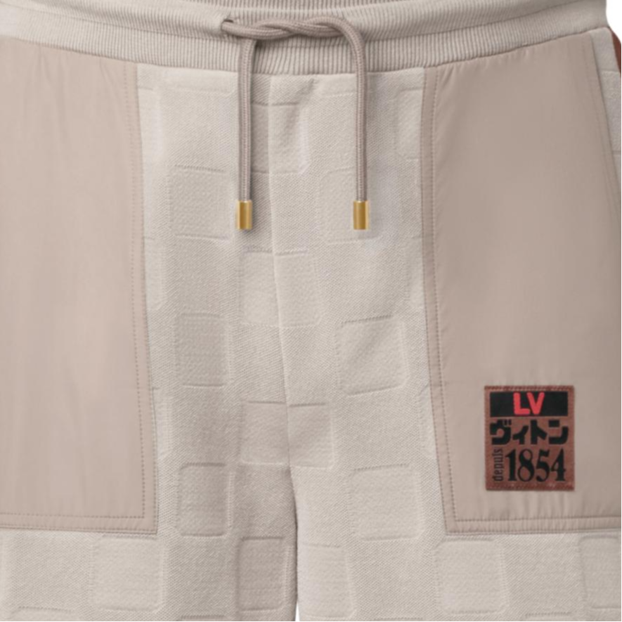 LOUIS VUITTON Nigo Damier FW25 Checkered Drawstring Shorts Men 1AIML3 圖 6
