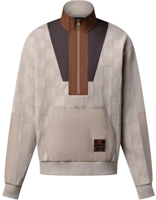 LOUIS VUITTON x Nigo Damier Half-Zip Long Sleeve Sweatshirt Colorblock 1AIMJZ Buy LOUIS VUITTON x Nigo Damier Half-Zip Long Sleeve Sweatshirt Colorblock 1AIMJZ
