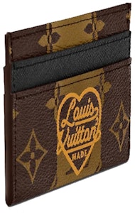 Louis Vuitton x Nigo Tempat Kartu Ganda Monogram Garis Cokelat Order Louis Vuitton x Nigo Tempat Kartu Ganda Monogram Garis Cokelat
