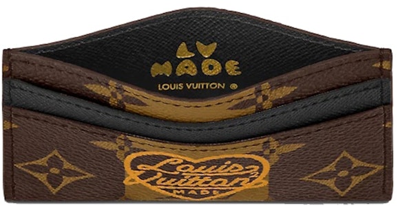 Louis Vuitton x Nigo Tempat Kartu Ganda Monogram Garis Cokelat Lookbook Louis Vuitton x Nigo Tempat Kartu Ganda Monogram Garis Cokelat