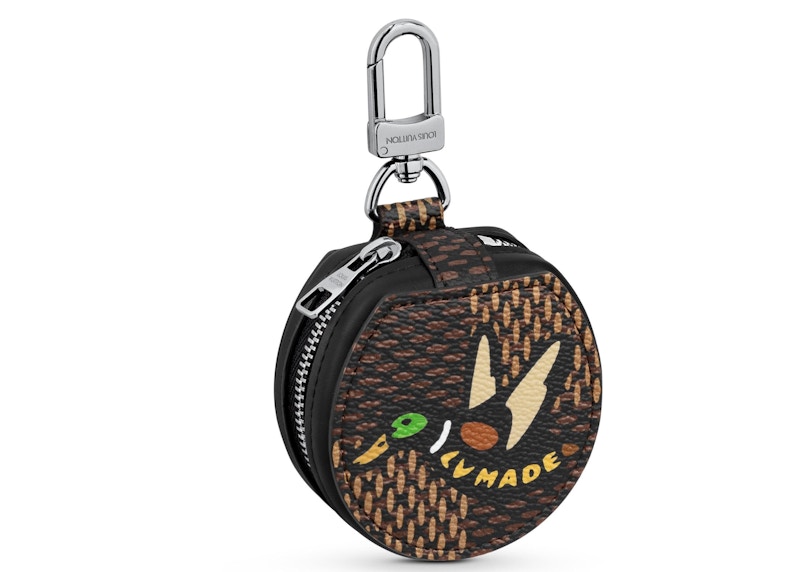 Louis Vuitton x Nigo Earphone Case Damier Ebene Giant Brown