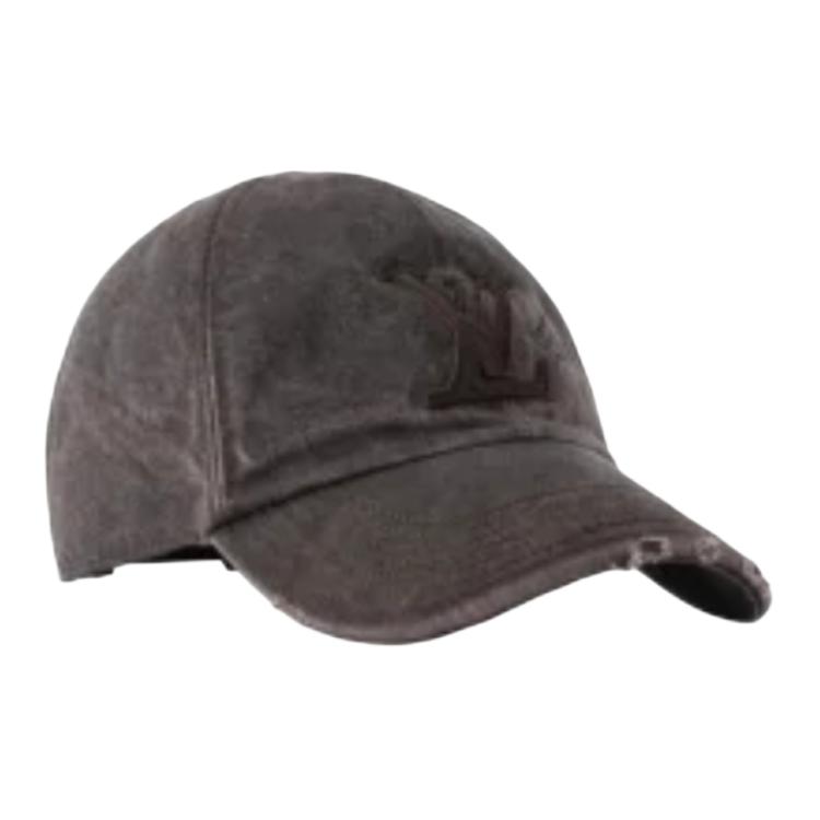 LOUIS VUITTON x Nigo Embroidered Logo Cap - Unisex Couple Style Gray M5235L