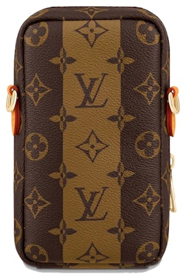 Louis Vuitton x Nigo Flap Double Phone Pouch Brown Order Louis Vuitton x Nigo Flap Double Phone Pouch Brown