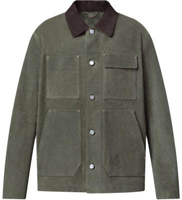 LOUIS VUITTON x Nigo FW25 Leather Jacket with Pockets and Collared Design. 1AIMY2 Buy LOUIS VUITTON x Nigo FW25 Leather Jacket with Pockets and Collared Design. 1AIMY2