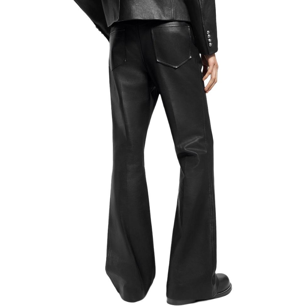 Purchase LOUIS VUITTON x Nigo FW25 Celana Kulit Slim Fit Bell-Bottom. 1AIMPF