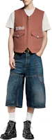 Lookbook LOUIS VUITTON x Nigo FW25 V-Neck Sleeveless Vest with Zip Pocket. 1AILW9