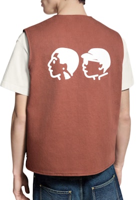 ルイヴィトン×ニゴ FW25 Vネックスリーブレスベスト ジッパーポケット付き. 1AILW9 Shop ルイヴィトン×ニゴ FW25 Vネックスリーブレスベスト ジッパーポケット付き. 1AILW9