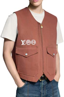 Purchase LOUIS VUITTON x Nigo FW25 V-Neck Sleeveless Vest with Zip Pocket. 1AILW9