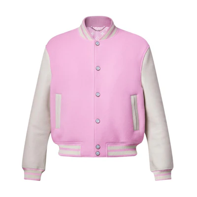 LOUIS VUITTON Nigo FW25 AS Signature Colorblock Leather Jacket Menswear 1AIMWD