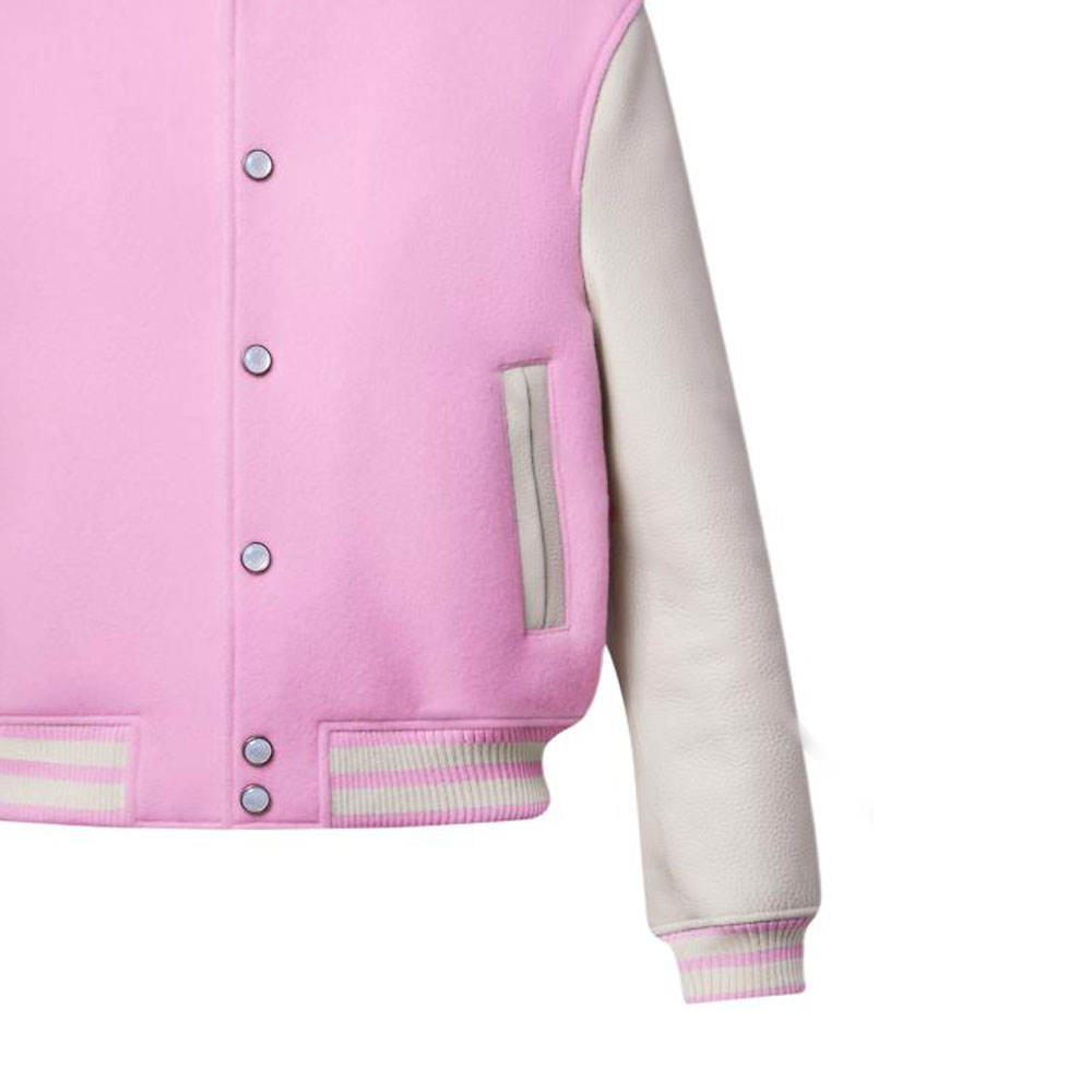 Details for LOUIS VUITTON x Nigo FW25 AS Signature Colorblock Leather Jacket Mens 1AIMWE