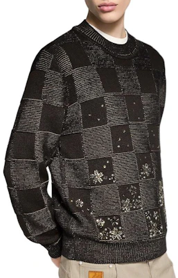 路易威登 x Nigo FW25 棋盤格刺繡長袖圓領衛衣 1AIMDA Shop 路易威登 x Nigo FW25 棋盤格刺繡長袖圓領衛衣 1AIMDA