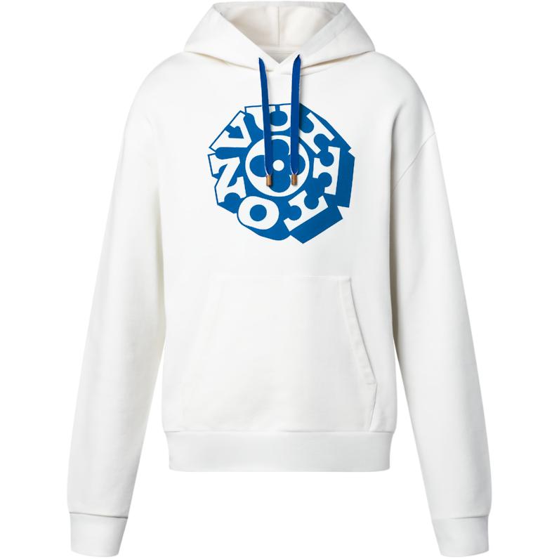 Louis Vuitton Nigo FW25 Letter Print Pullover Hoodie Men’s 1AIMLQ