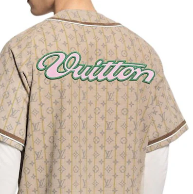 LOUIS VUITTON x Nigo FW25 Logo Print Leather Short Sleeve Shirt 1AIMXG Details for LOUIS VUITTON x Nigo FW25 Logo Print Leather Short Sleeve Shirt 1AIMXG