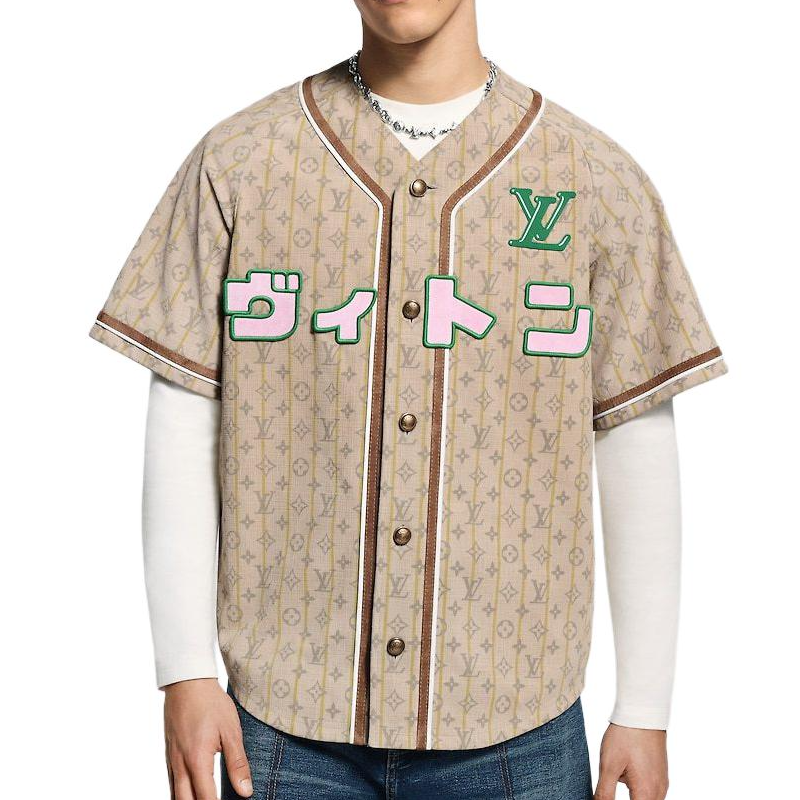 Lookbook LOUIS VUITTON x Nigo FW25 Monogram Print Leather Shirt Jacket Menswear 1AIMXF