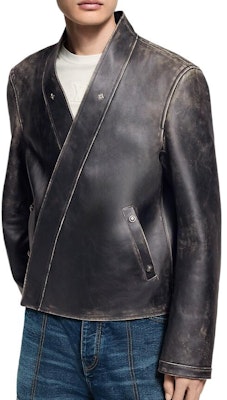 LOUIS VUITTON x Nigo FW25 Solid V-Neck Pocket Leather Jacket Menswear 1AIMYA Purchase LOUIS VUITTON x Nigo FW25 Solid V-Neck Pocket Leather Jacket Menswear 1AIMYA